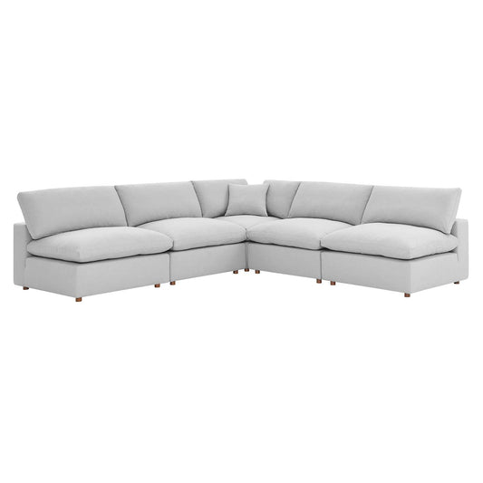 Modway's Modern Commix Down Filled Overstuffed 5 Piece Sectional Sofa Set - EEI-3360 | Sofa Set | Modishstore-7