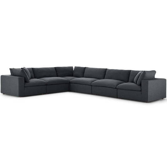 Commix Down Filled Overstuffed 6 Piece Sectional Sofa Set By Modway - EEI-3361 | Sectional - 6