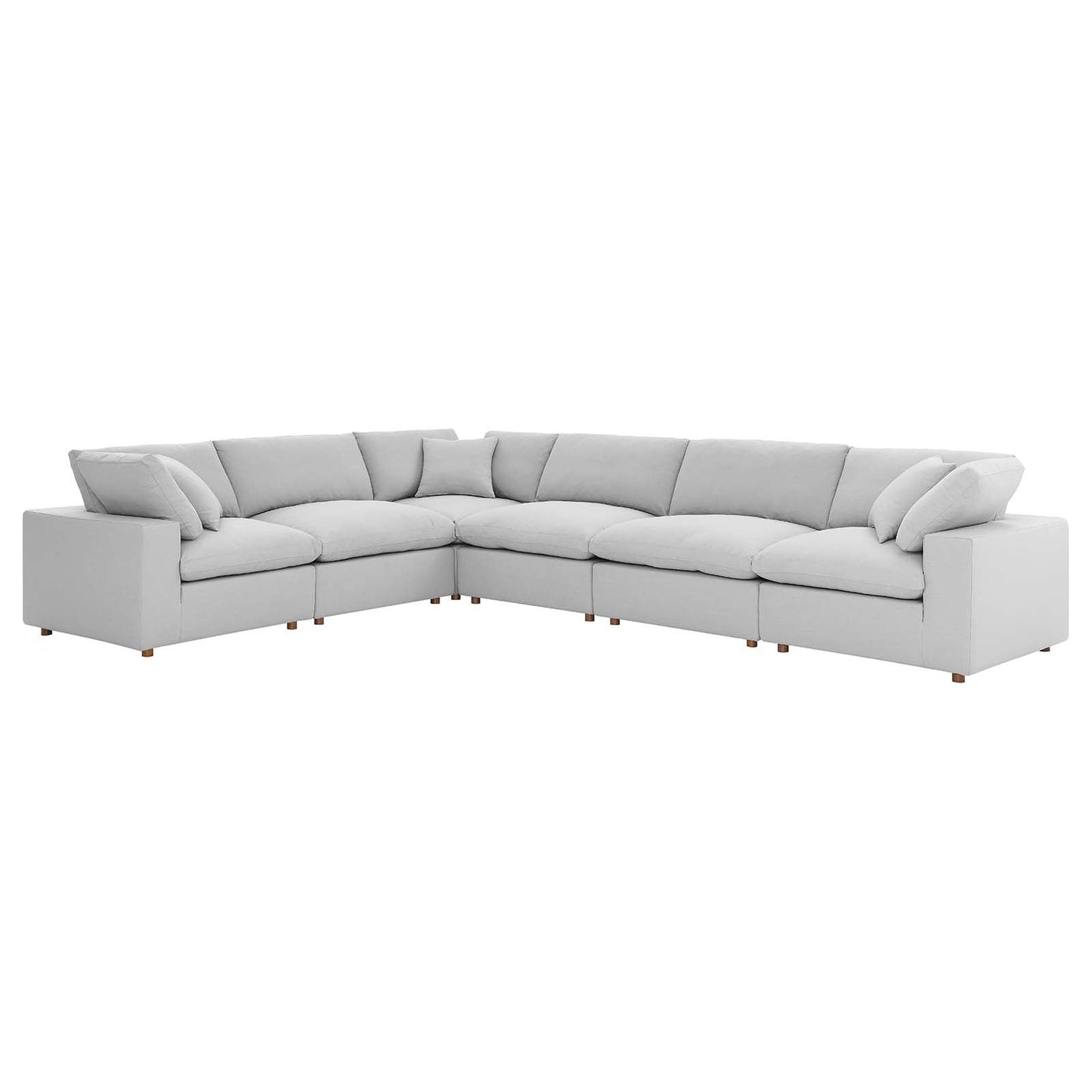 Commix Down Filled Overstuffed 6 Piece Sectional Sofa Set By Modway - EEI-3361 | Sectional - 3