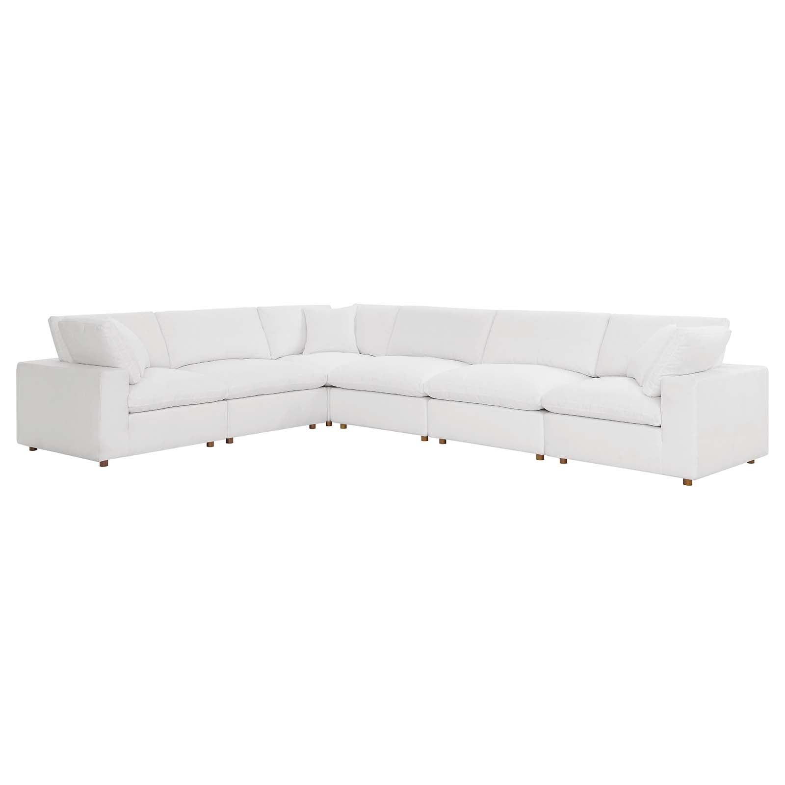 Commix Down Filled Overstuffed 6 Piece Sectional Sofa Set By Modway - EEI-3361 | Sectional - 4