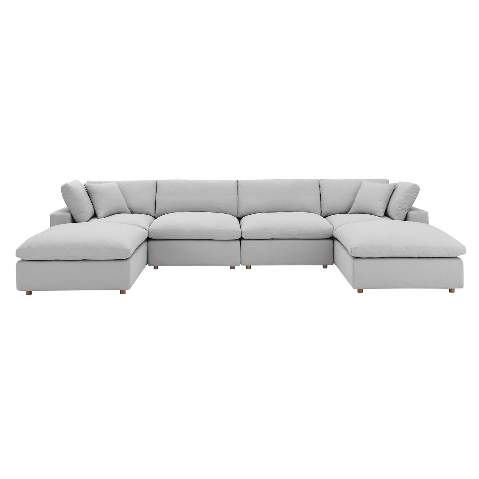 Commix Down Filled Overstuffed 6 Piece Sectional Sofa Set by Modway | Sofas