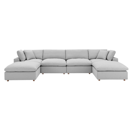 Commix Down Filled Overstuffed 6 Piece Sectional Sofa Set by Modway | Sofas