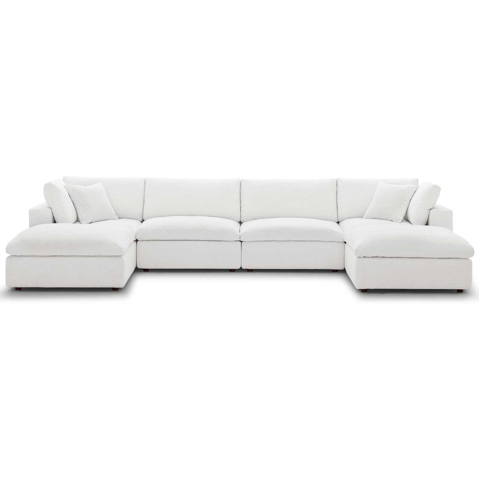 Commix Down Filled Overstuffed 6 Piece Sectional Sofa Set by Modway - EEI-3362 | Sofa Set-1