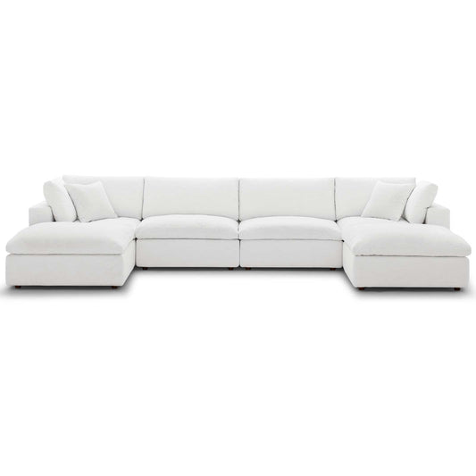 Commix Down Filled Overstuffed 6 Piece Sectional Sofa Set by Modway - EEI-3362 | Sofa Set-1