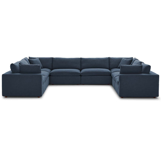 Modway Commix Down Filled Overstuffed 8 Piece Sectional Sofa Set | Sofas | 
