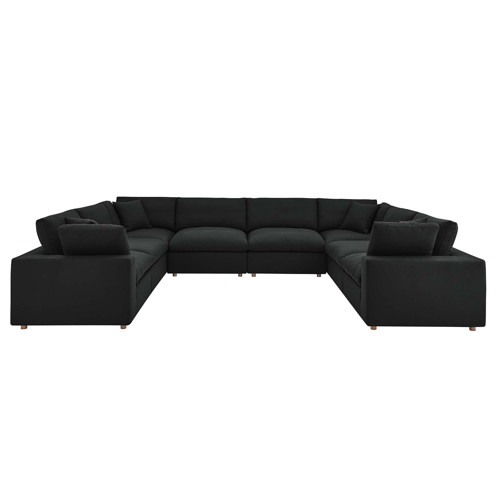 Modway Commix Down Filled Overstuffed 8 Piece Sectional Sofa Set | Sofas | 