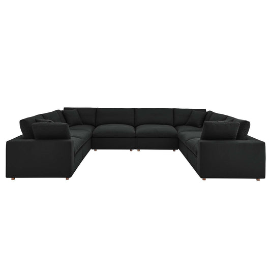 Modway Commix Down Filled Overstuffed 8 Piece Sectional Sofa Set | Sofas | 