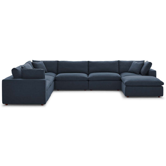 Modway Commix Down Filled Overstuffed 7 Piece Sectional Sofa Set | Sofas | 