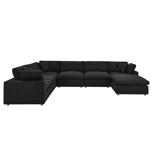 Modway Commix Down Filled Overstuffed 7 Piece Sectional Sofa Set | Sofas | 
