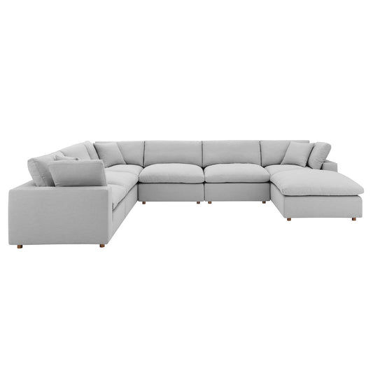Modway Commix Down Filled Overstuffed 7 Piece Sectional Sofa Set | Sofas | 