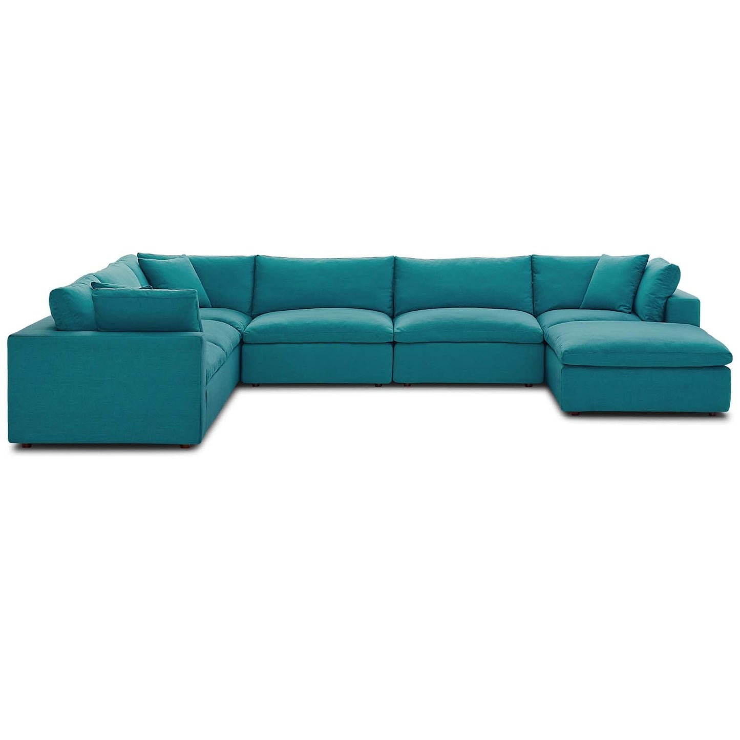 Modway Commix Down Filled Overstuffed 7 Piece Sectional Sofa Set | Sofas | 