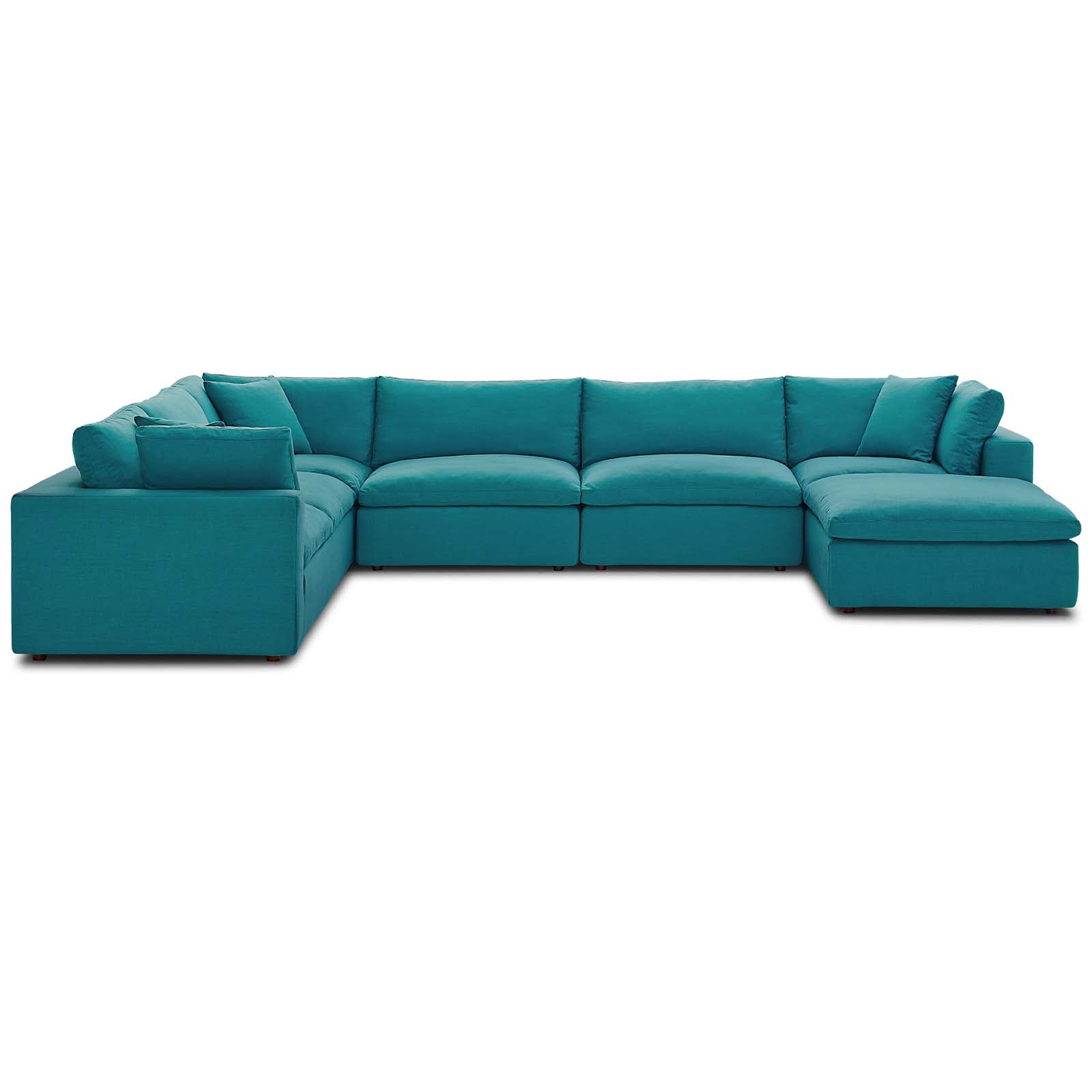 Modway Commix Down Filled Overstuffed 7 Piece Sectional Sofa Set | Sofas | 