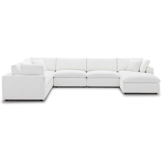 Modway Commix Down Filled Overstuffed 7 Piece Sectional Sofa Set | Sofas | 