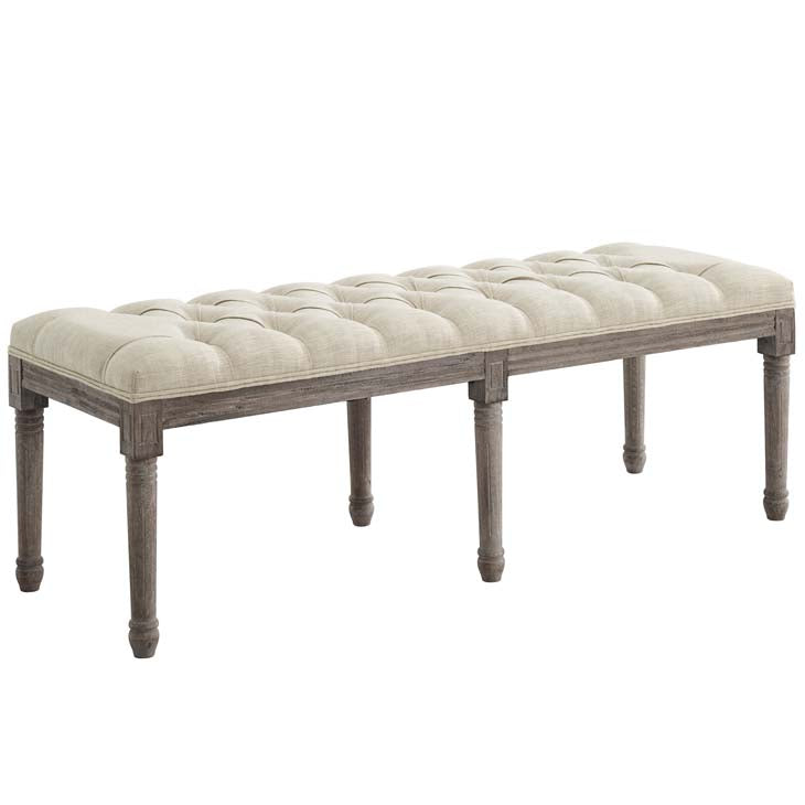 Modway Province French Vintage Performance Velvet Bench | Stools & Benches | Modishstore