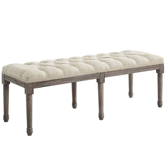 Modway Province French Vintage Performance Velvet Bench | Stools & Benches | Modishstore