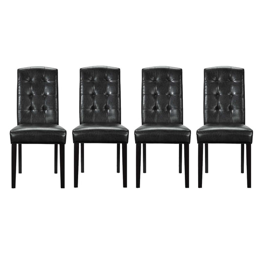 Modway Perdure Dining Chairs Vinyl Set of 4 | Dining Chairs | Modishstore