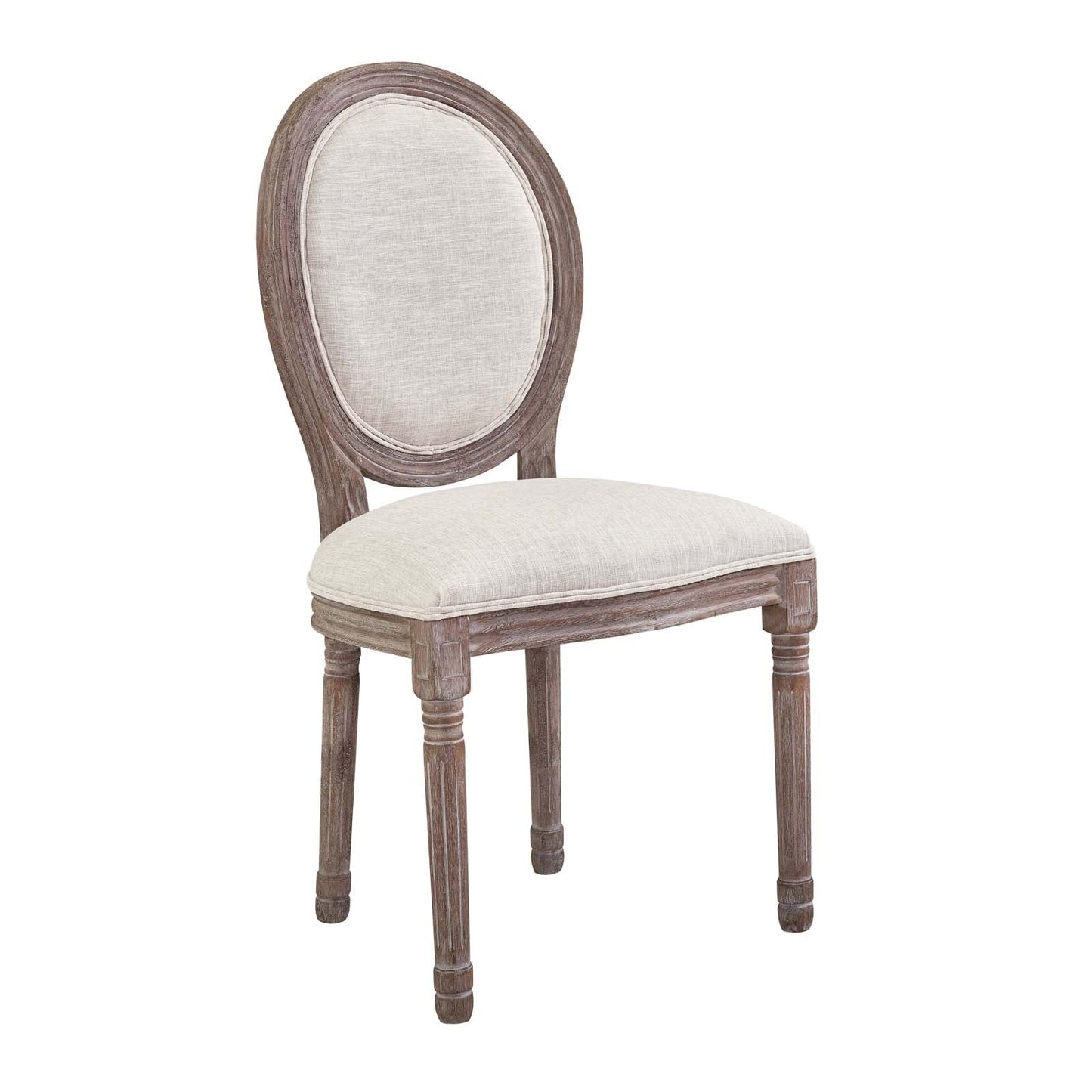 Modway Emanate Dining Side Chair Upholstered Fabric Set of 4 | Dining Chairs