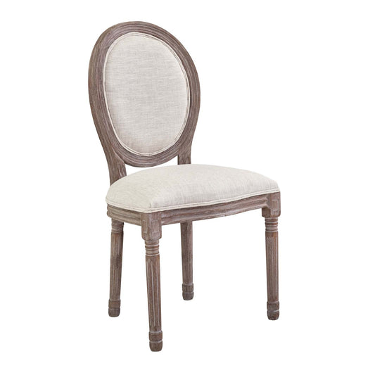 Modway Emanate Dining Side Chair Upholstered Fabric Set of 4 | Dining Chairs