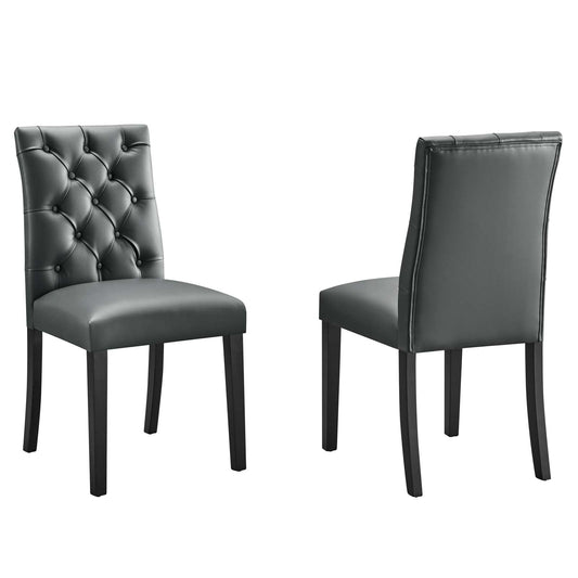Modway Duchess Dining Chair Vinyl Set of 2 | Dining Chairs | 