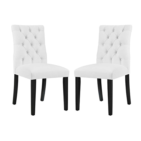 Modway Duchess Dining Chair Vinyl Set of 2 | Dining Chairs | 
