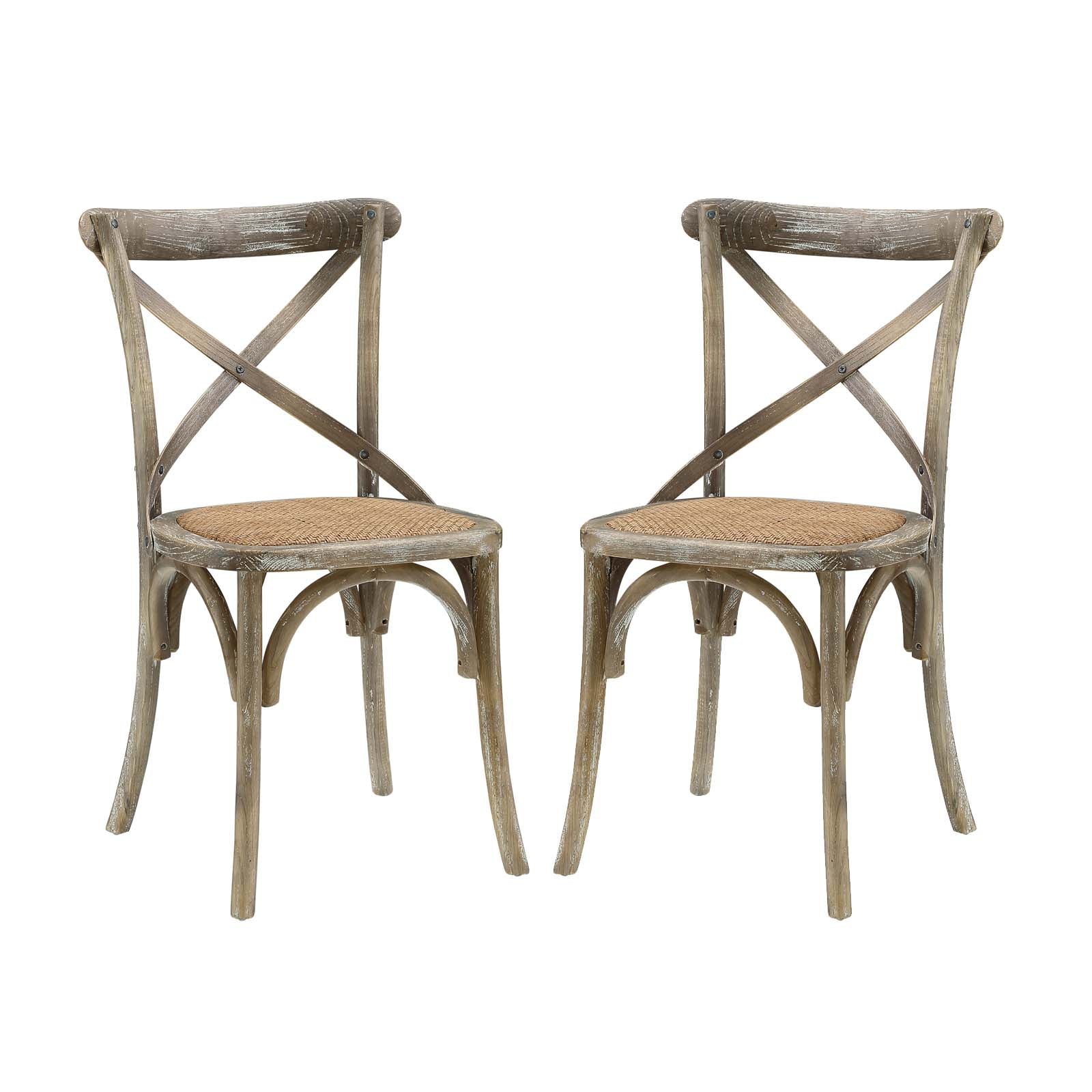 Modway Gear Dining Side Chair Set of 2 | Dining Chairs