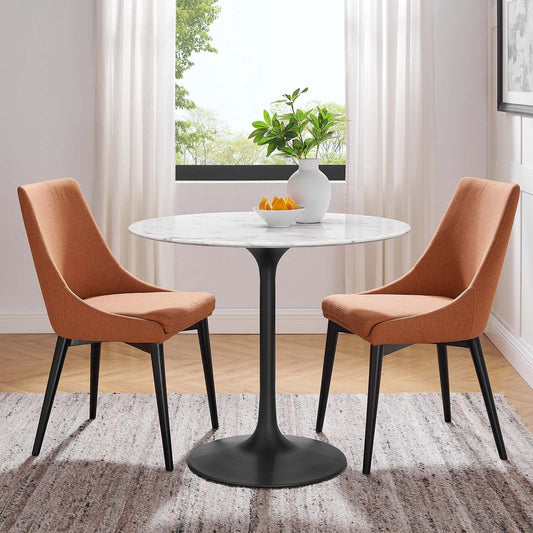 Modway Lippa 36" Round Artificial Marble Dining Table - EEI-3516