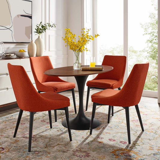 Modway Lippa 48" Oval Walnut Dining Table | Dining Tables | Modishstore