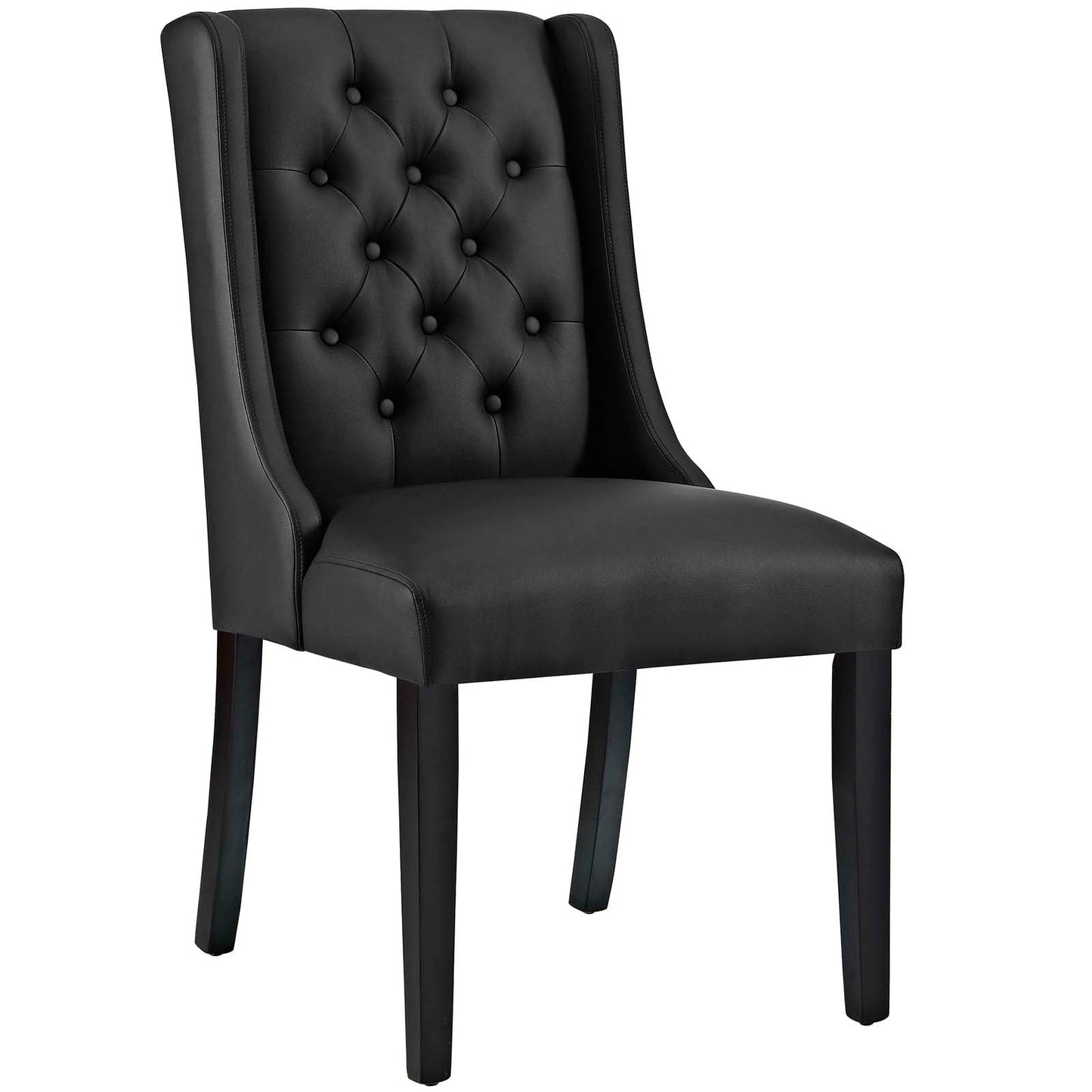 Modway Baronet Dining Chair Vinyl Set of 4 | Dining Chairs