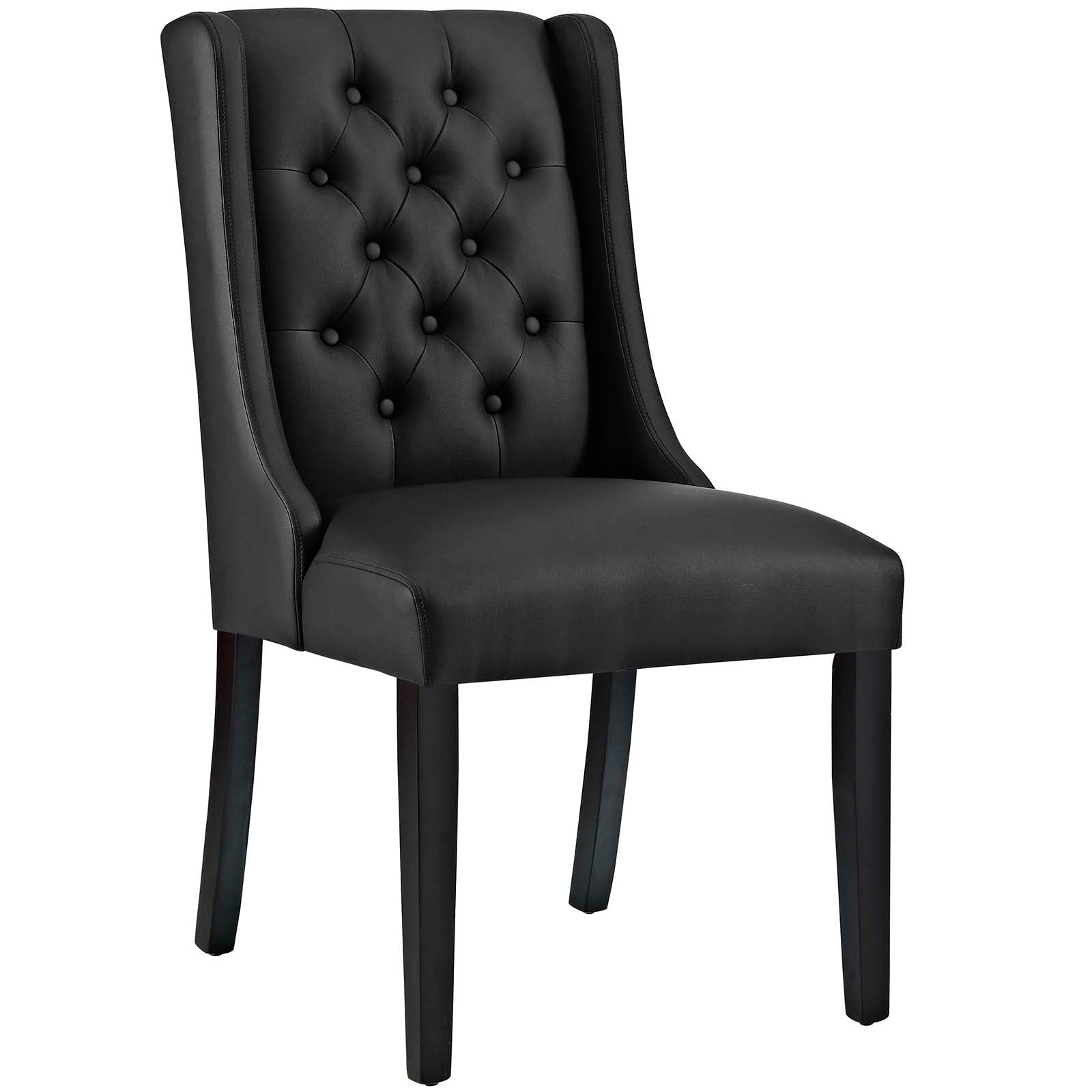 Modway Baronet Dining Chair Vinyl Set of 4 | Dining Chairs