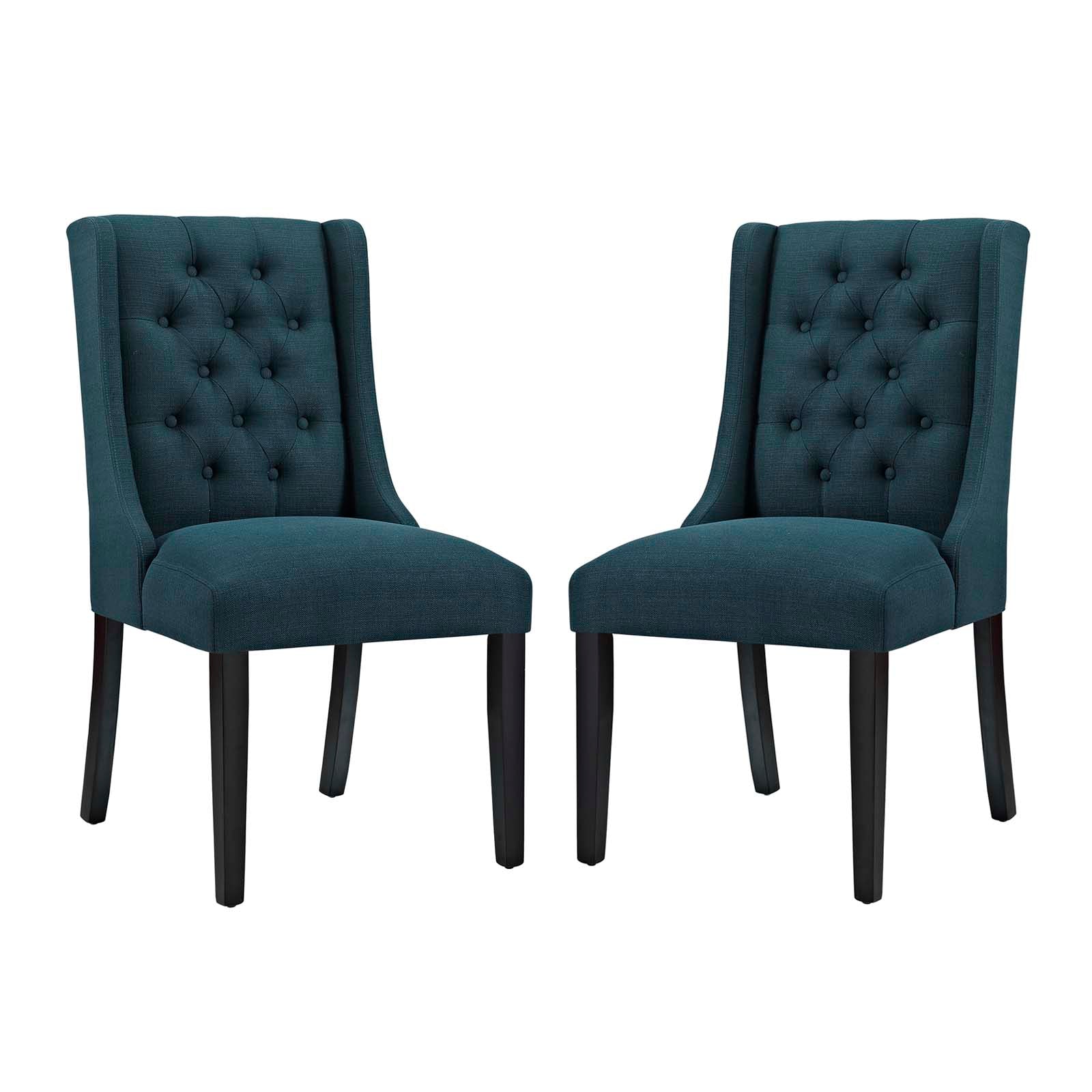 Modway Baronet Dining Chair Fabric Set of 2 | Dining Chairs