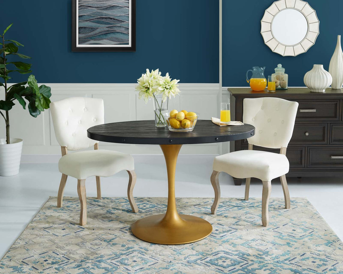 Drive 47" Oval Wood Top Dining Table By Modway - EEI-3586 | Dining Tables