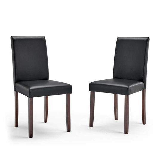 Modway Prosper Faux Leather Dining Side Chair Set of 2 - EEI-3617 | Dining Chairs | Modishstore-1