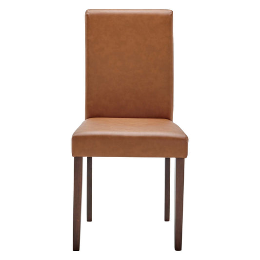 Modway Prosper Faux Leather Dining Side Chair Set of 2 | Dining Chairs | Modishstore-4