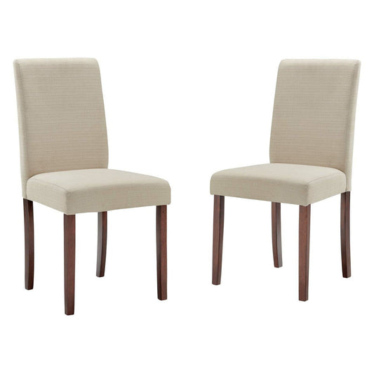 Modway Prosper Upholstered Fabric Dining Side Chair Set of 2 | Dining Chairs | Modishstore-2