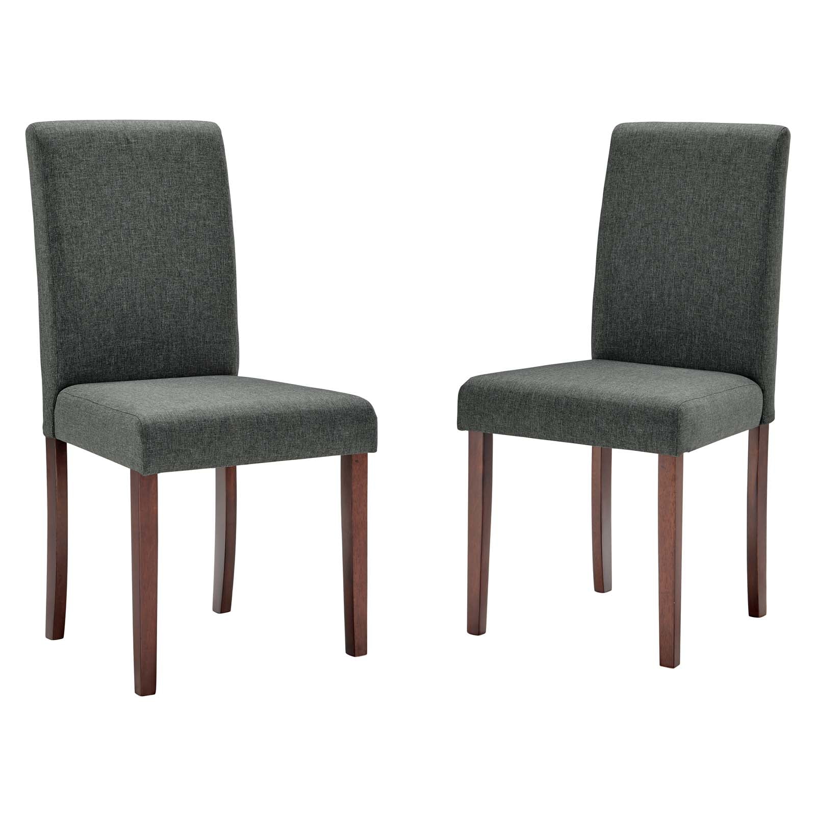 Modway Prosper Upholstered Fabric Dining Side Chair Set of 2 | Dining Chairs | Modishstore-4
