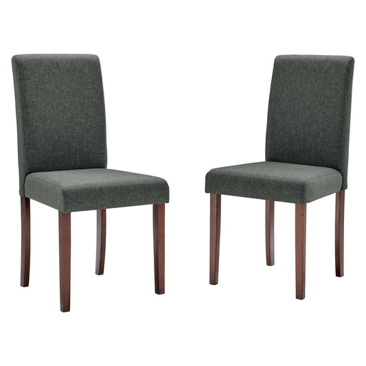 Modway Prosper Upholstered Fabric Dining Side Chair Set of 2 | Dining Chairs | Modishstore-4
