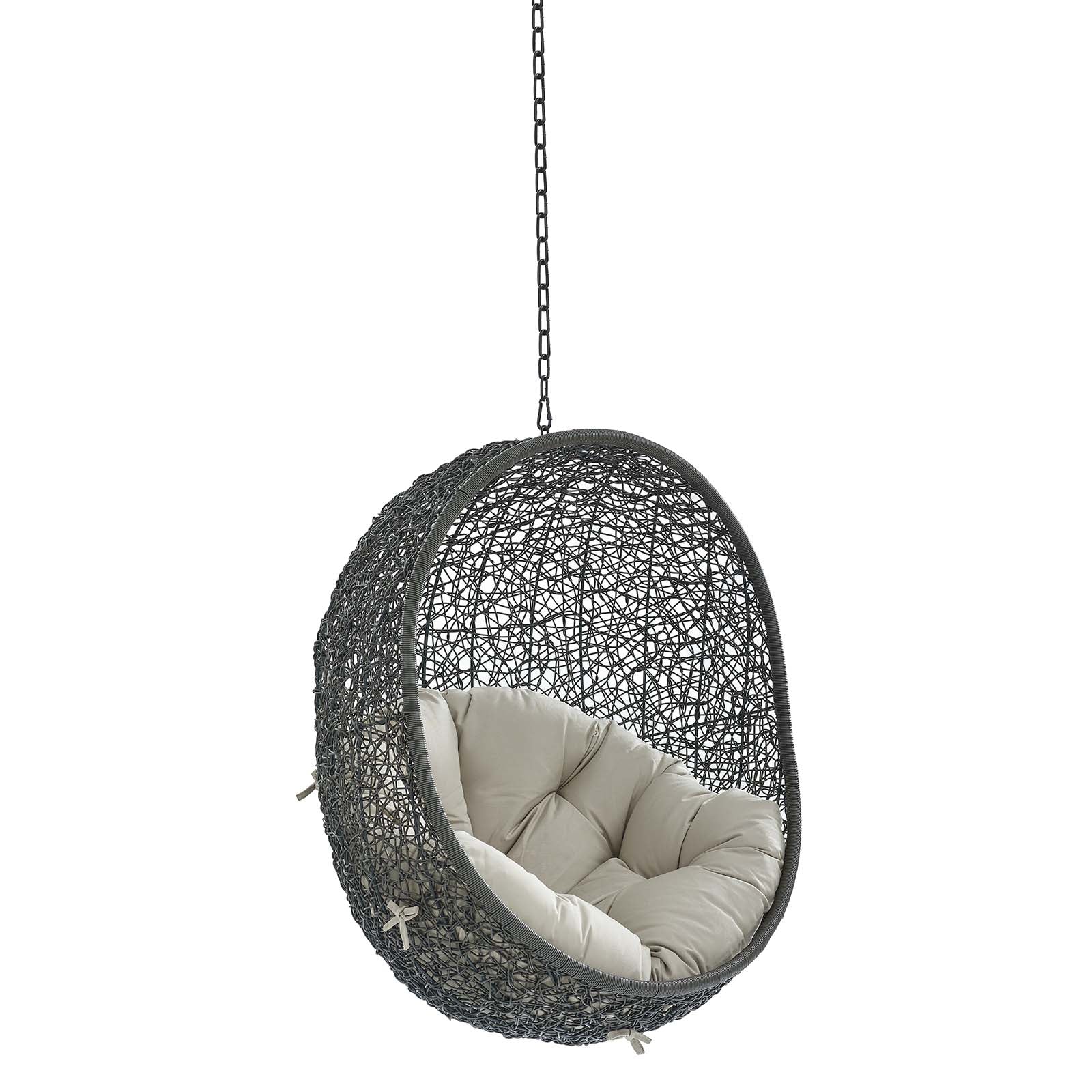 Modway Hide Sunbrella® Fabric Swing Outdoor Patio Lounge Chair Without Stand | Outdoor Porch Swings