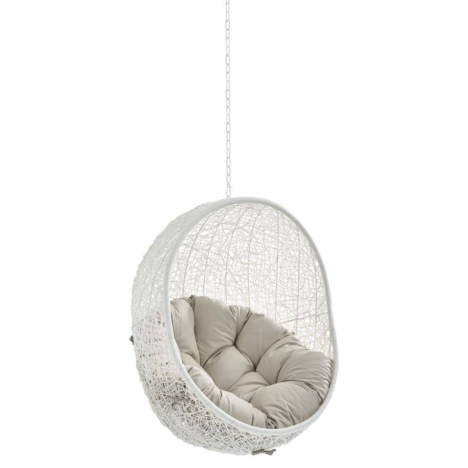 Modway Hide Sunbrella® Fabric Swing Outdoor Patio Lounge Chair Without Stand | Outdoor Porch Swings | 