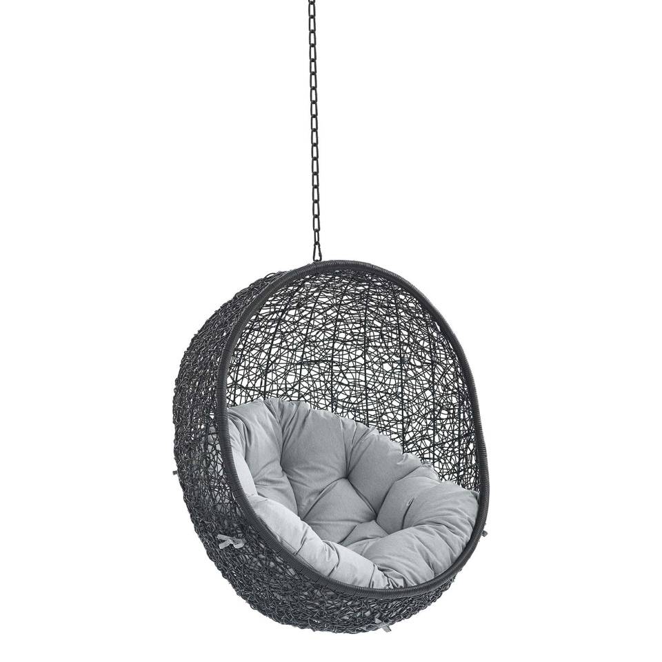 Modway Encase Sunbrella® Fabric Swing Outdoor Patio Lounge Chair Without Stand | Outdoor Recliners & Lounge Chairs | 