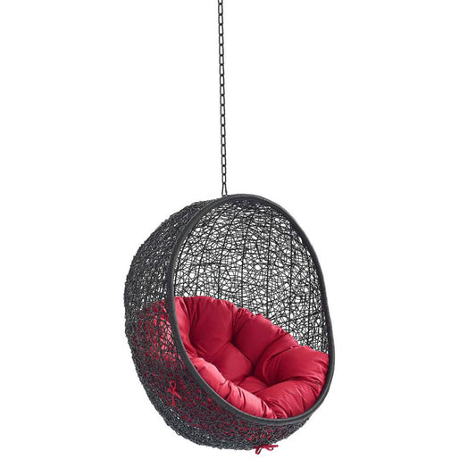 Modway Encase Swing Outdoor Patio Lounge Chair Without Stand | Outdoor Porch Swings | 