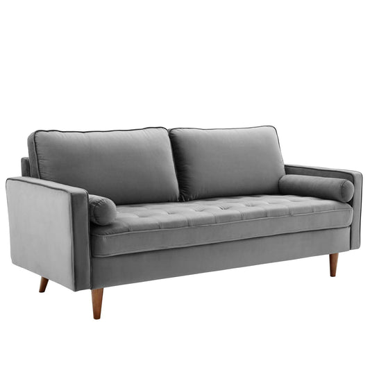 Modway Valour Performance Velvet Sofa | Sofas | Modishstore-4