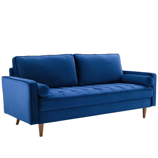 Modway Valour Performance Velvet Sofa | Sofas | Modishstore-6