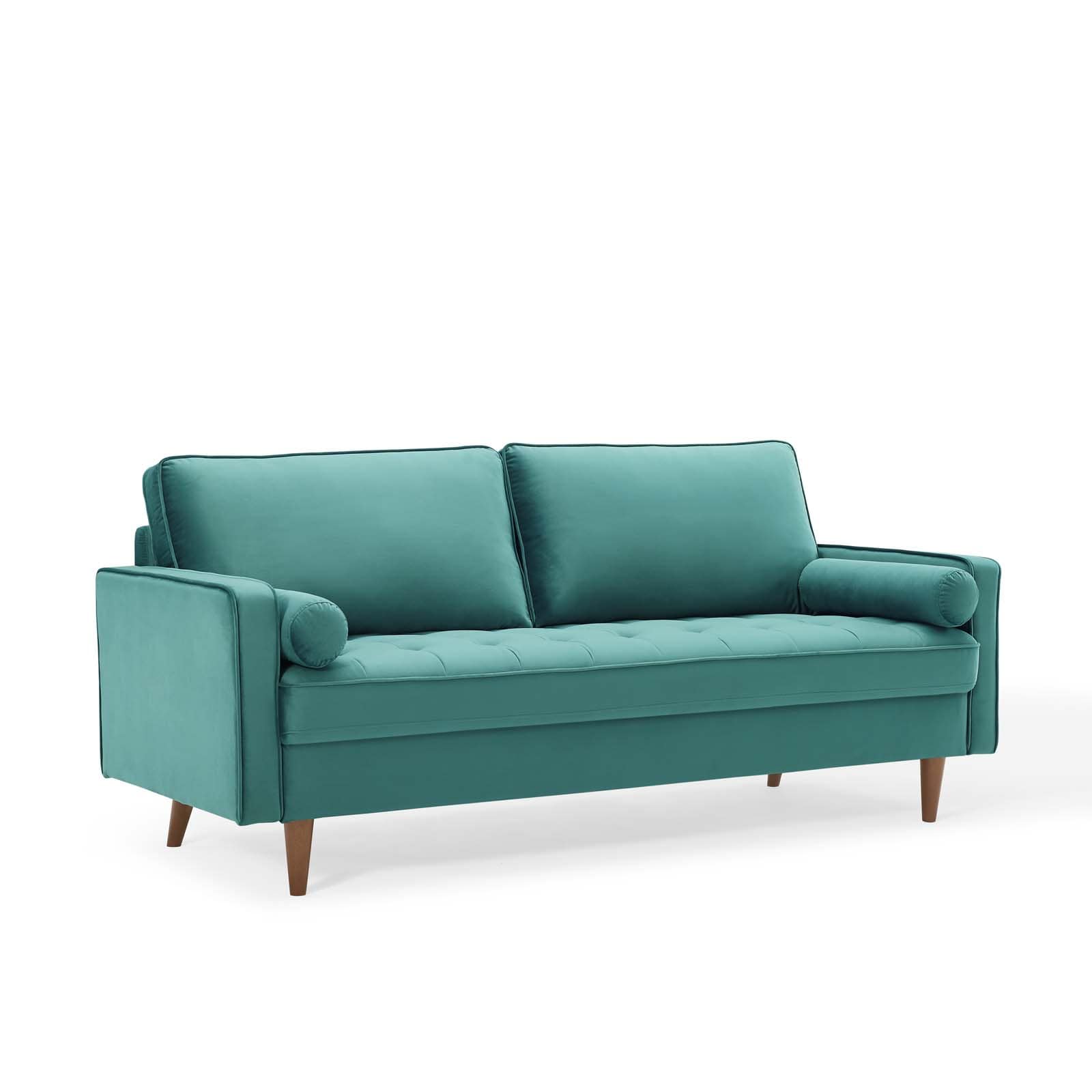 Modway Valour Performance Velvet Sofa | Sofas | Modishstore-8