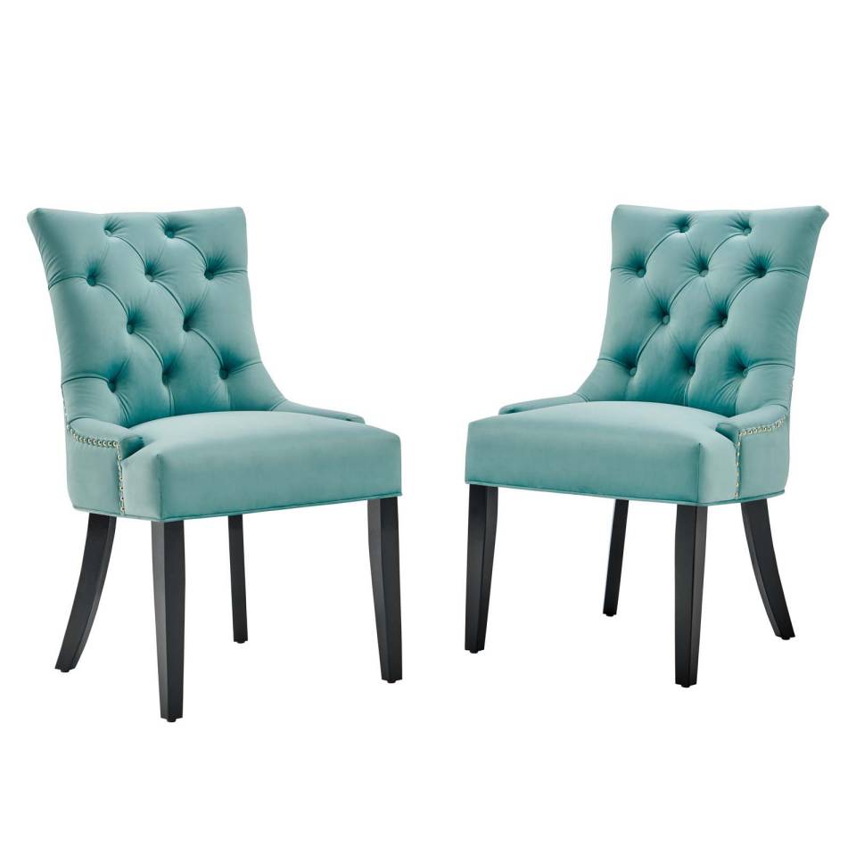 Modway Regent Tufted Performance Velvet Dining Side Chairs - Set of 2 | Side Chairs | Modishstore-4