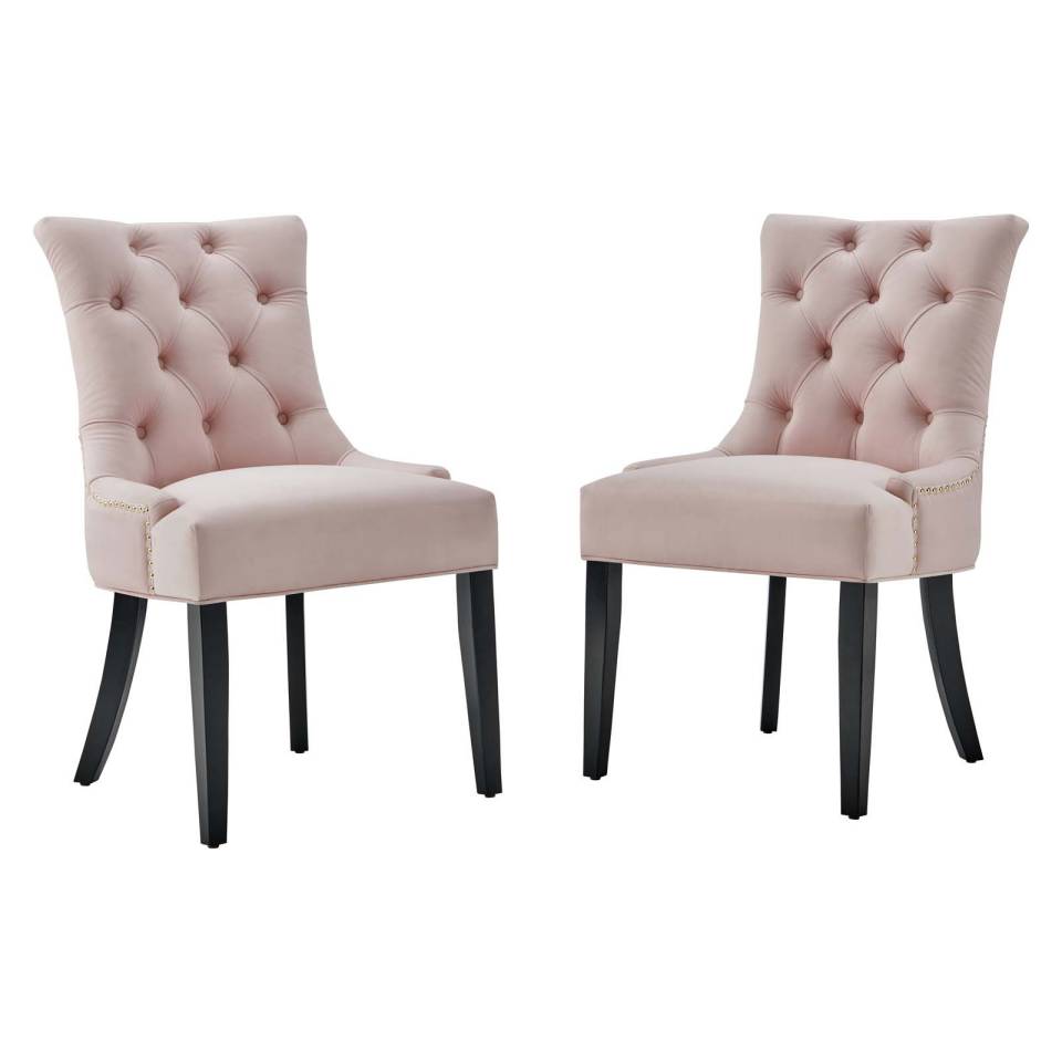 Modway Regent Tufted Performance Velvet Dining Side Chairs - Set of 2 | Side Chairs | Modishstore-6
