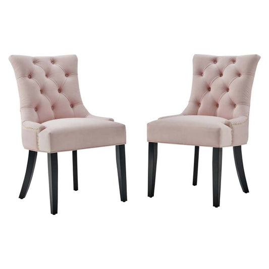 Modway Regent Tufted Performance Velvet Dining Side Chairs - Set of 2 | Side Chairs | Modishstore-6