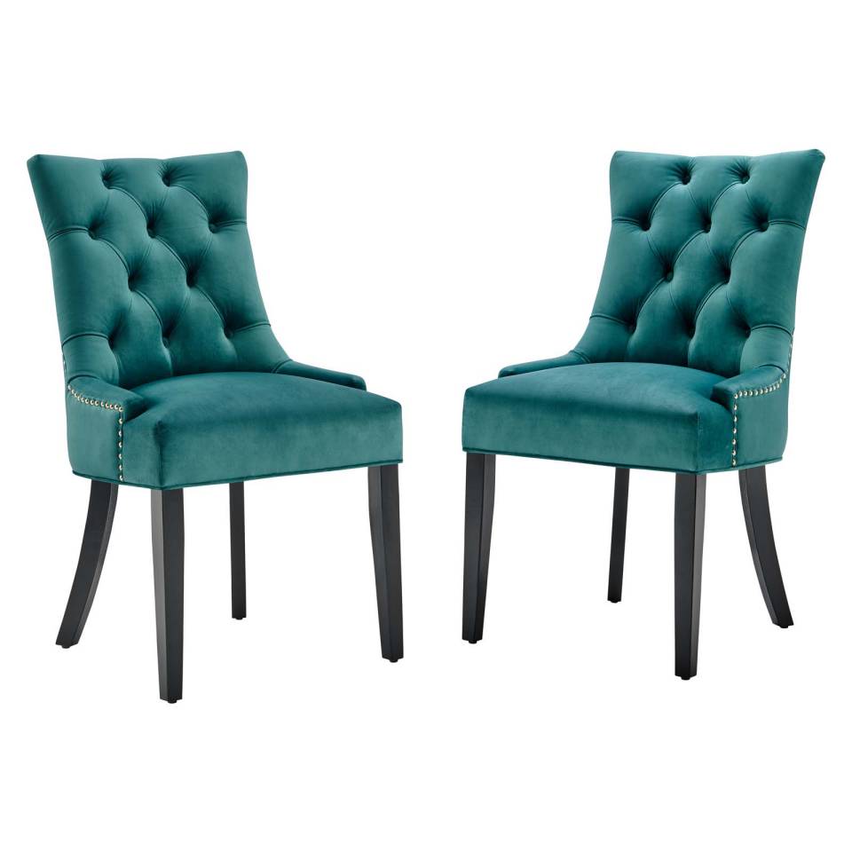 Modway Regent Tufted Performance Velvet Dining Side Chairs - Set of 2 | Side Chairs | Modishstore-7