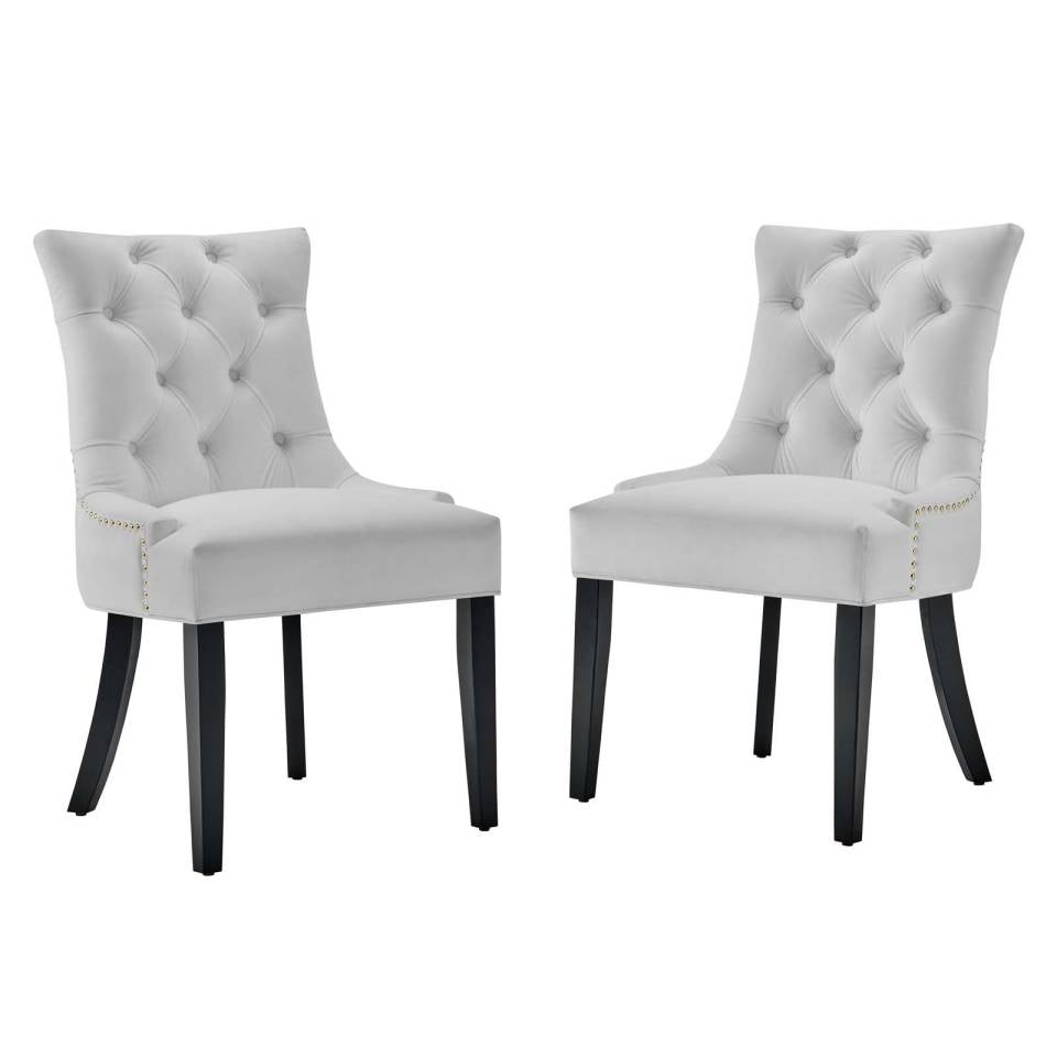 Modway Regent Tufted Performance Velvet Dining Side Chairs - Set of 2 | Side Chairs | Modishstore-8