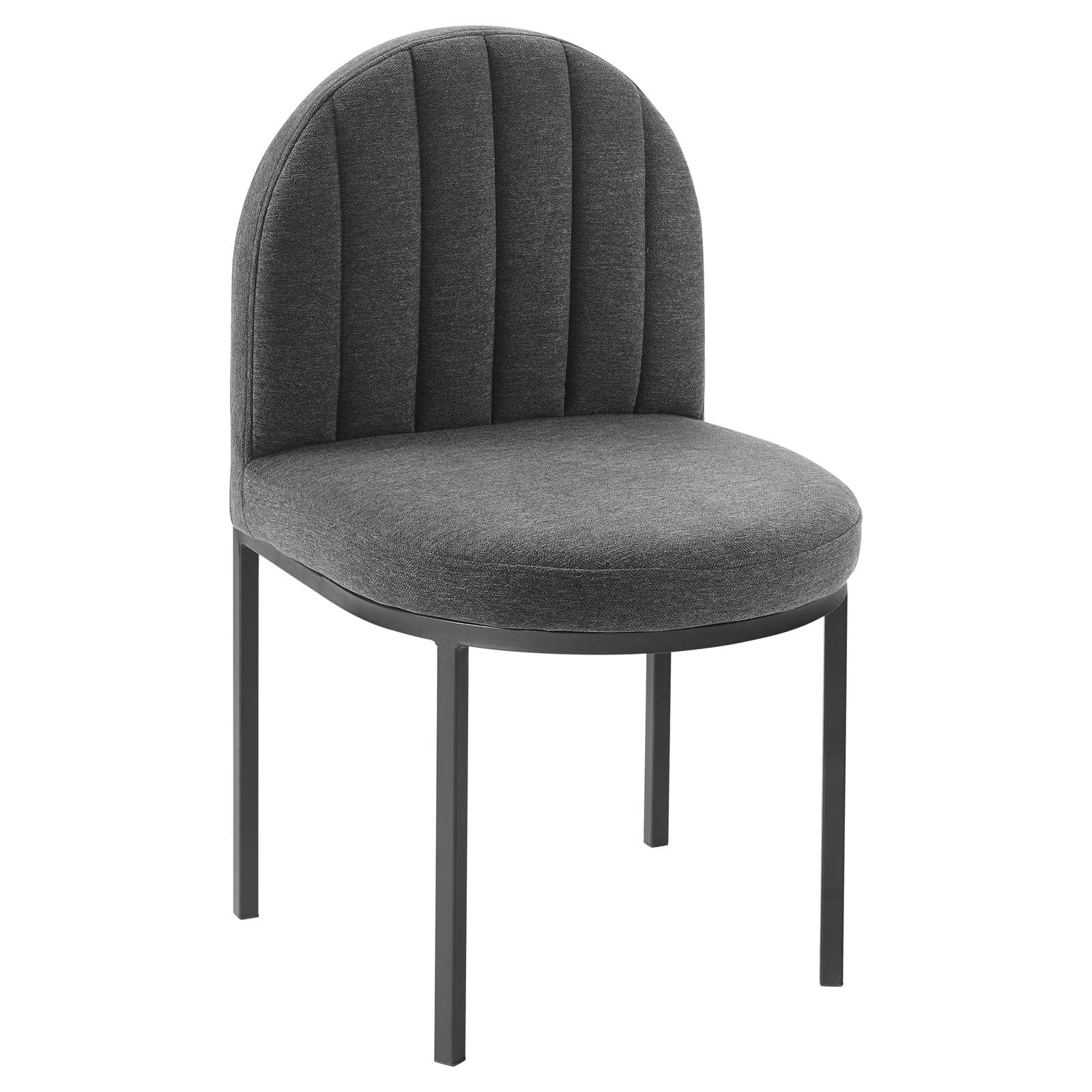 Modway Isla Channel Tufted Upholstered Fabric Dining Side Chair | Dining Chairs | 