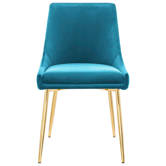 Modway Viscount Performance Velvet Dining Chairs - Set of 2 | Dining Chairs | Modishstore-4